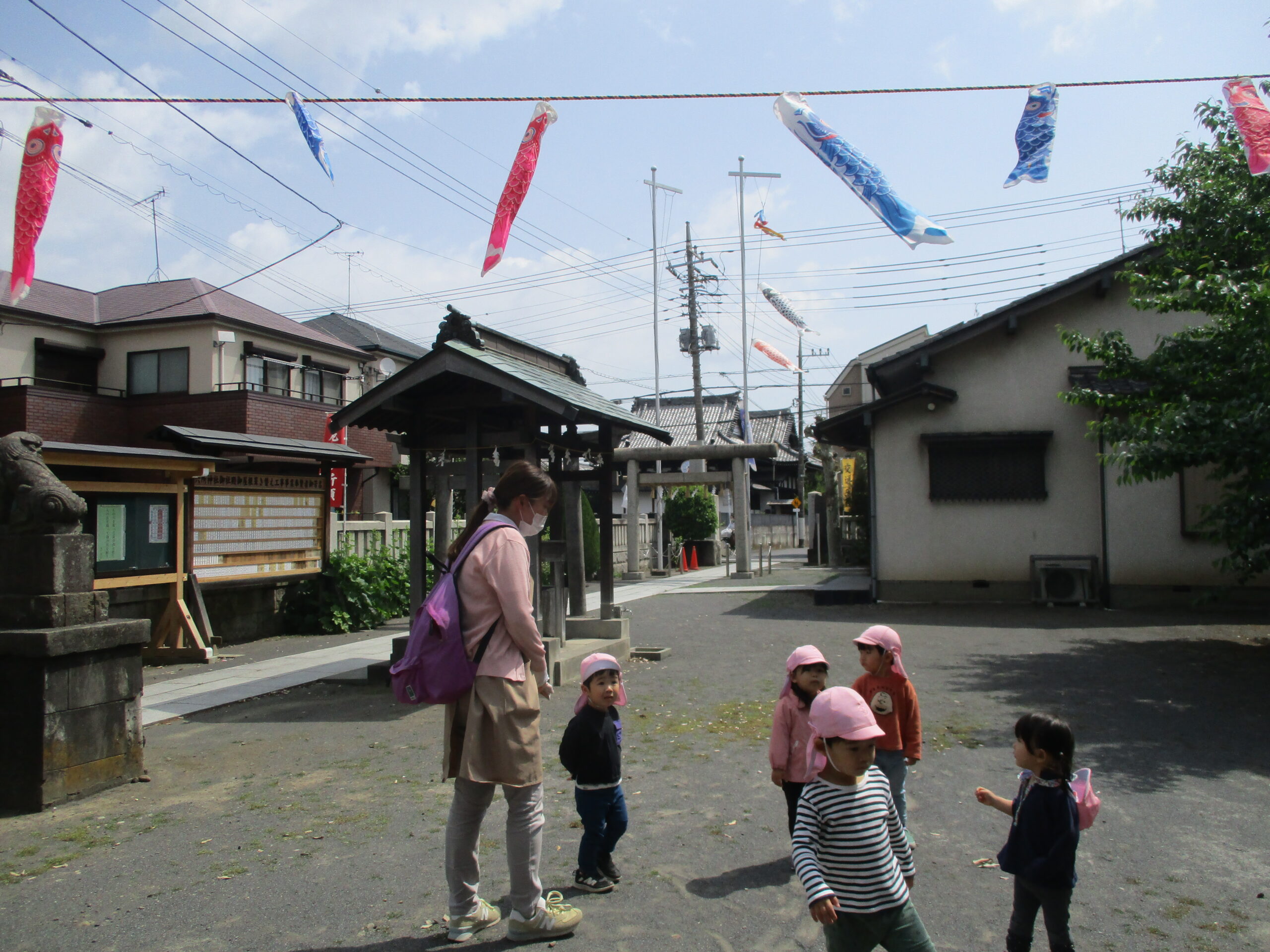 こいのぼり制作🎏 | 保育園のベリーベアー｜ネス・コーポレーション